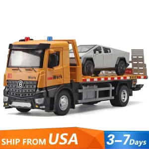 Silver Pickup Truck with Lights and Sounds