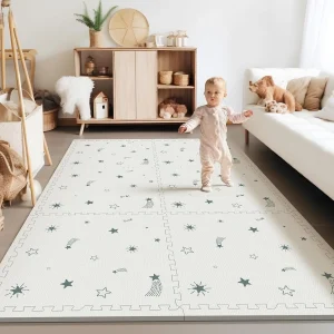 72x48 Crawling Floor Matt for Baby with Interlocking Floor tiles